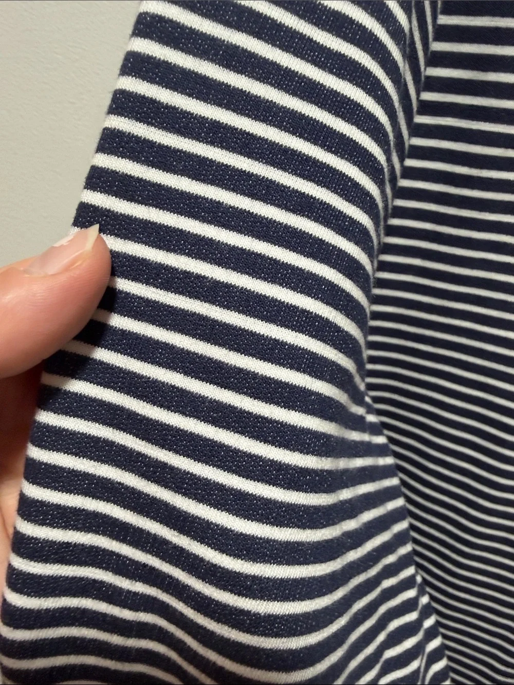 J Crew Performance Men’s Striped 1/4 Zip Sweater Size L Workout Casual Stretch